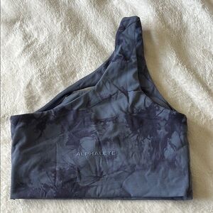 Alphalete Blue Tie-Dye Sports Bra